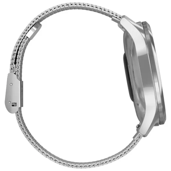 Ceas inteligent Garmin Vivomove Luxe 0.95"/ 010-02241-23/ Milanese Silver photo 4