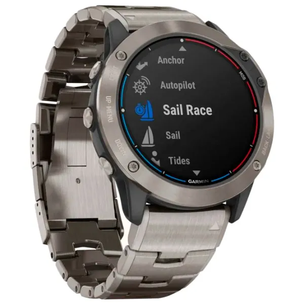Умные часы Garmin Quatix 6X Solar 1.4"/ 51 мм/ Черный - Титан/ 010-02157-31 photo 3