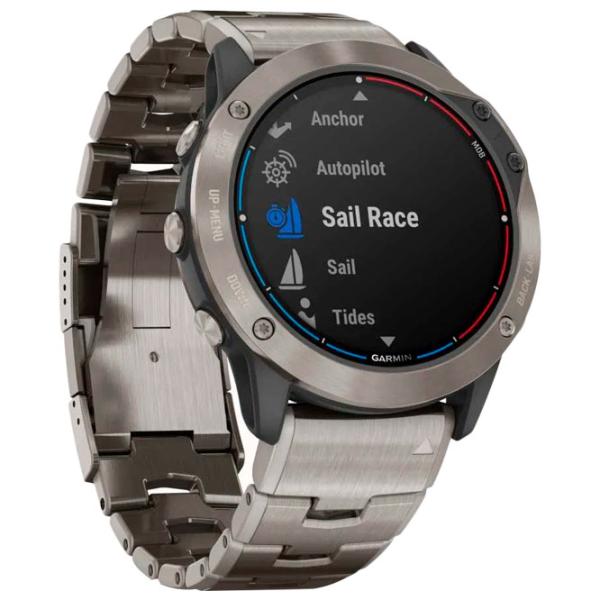Умные часы Garmin Quatix 6X Solar 1.4"/ 51 мм/ Черный - Титан/ 010-02157-31 photo 3
