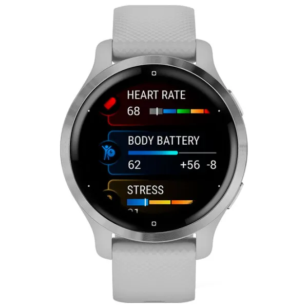 Ceas inteligent Garmin Venu 2S 1.1"/ 010-02429-12/ Mist Silver photo 2