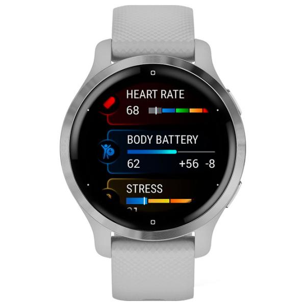 Ceas inteligent Garmin Venu 2S 1.1"/ 010-02429-12/ Mist Silver photo 2
