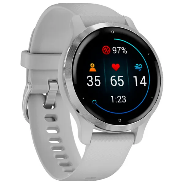 Ceas inteligent Garmin Venu 2S 1.1"/ 010-02429-12/ Mist Silver photo 3