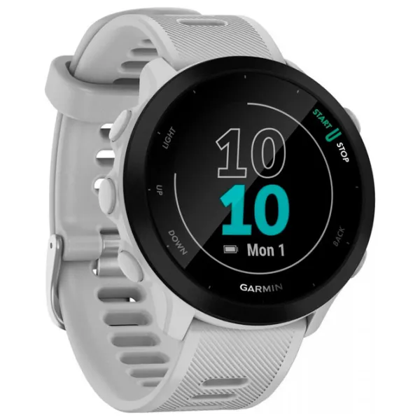 Ceas inteligent Garmin Forerunner 55 1.04"/ 010-02562-11/ Whitestone White photo 3