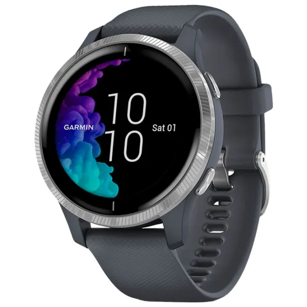 Ceas inteligent Garmin Venu 1.2"/ 010-02173-04/ Granite Silver photo 2