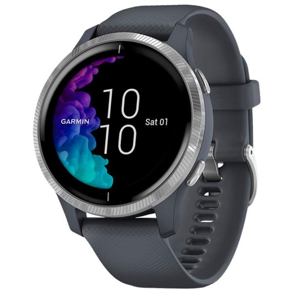 Ceas inteligent Garmin Venu 1.2"/ 010-02173-04/ Granite Silver photo 2