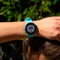 Ceas inteligent Garmin Forerunner 55 1.04"/ 010-02562-12/ Aqua Blue photo 12