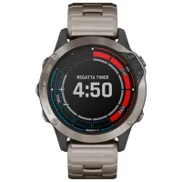 Ceas inteligent Garmin Quatix 6 1.3"/ 010-02158-95/ Titanium Titanium photo 2