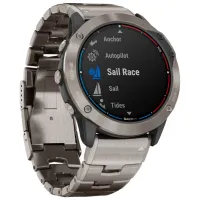 Ceas inteligent Garmin Quatix 6 1.3"/ 010-02158-95/ Titanium Titanium photo 3