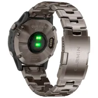 Ceas inteligent Garmin Quatix 6 1.3"/ 010-02158-95/ Titanium Titanium photo 6