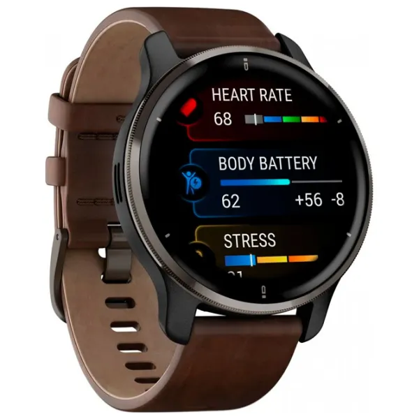Ceas inteligent Garmin Venu 2 Plus 1.3"/ 010-02496-15/ Slate Gray photo 3