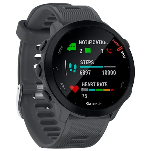 Ceas inteligent Garmin Forerunner 55 1.04"/ 010-02562-13/ Monterra Gray photo 3