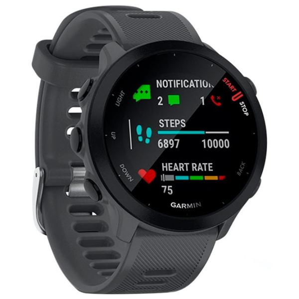 Ceas inteligent Garmin Forerunner 55 1.04"/ 010-02562-13/ Monterra Gray photo 3