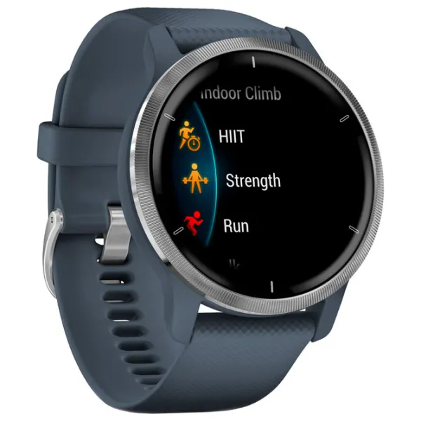 Ceas inteligent Garmin Venu 2 1.3"/ 010-02430-10/ Granite Silver photo 3