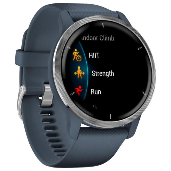 Ceas inteligent Garmin Venu 2 1.3"/ 010-02430-10/ Granite Silver photo 3