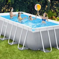 Piscină Intex 26792 10874 l/ Cu cadru/ Gray photo 5