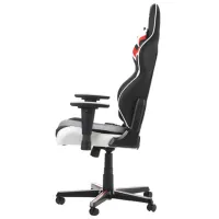 Scaun Gaming DXRacer Racing White Black photo 3