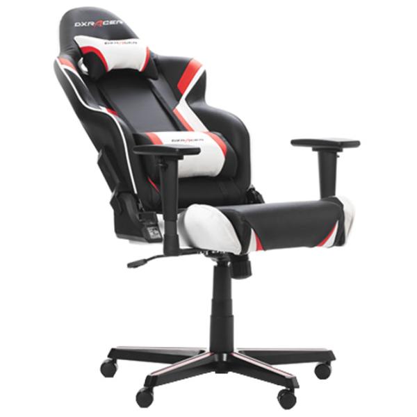 Игровое кресло DXRacer Racing Белый Черный photo 4 Игровое кресло DXRacer Racing Белый Черный photo 4