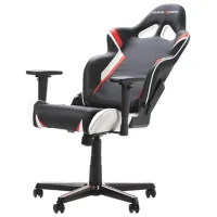 Scaun Gaming DXRacer Racing White Black photo 5