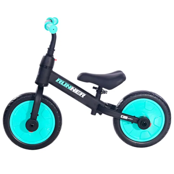 Bicicletă fără pedale Lorelli Runner 11" Metal/ Turquoise Black photo 5 Bicicletă fără pedale Lorelli Runner 11" Metal/ Turquoise Black photo 5