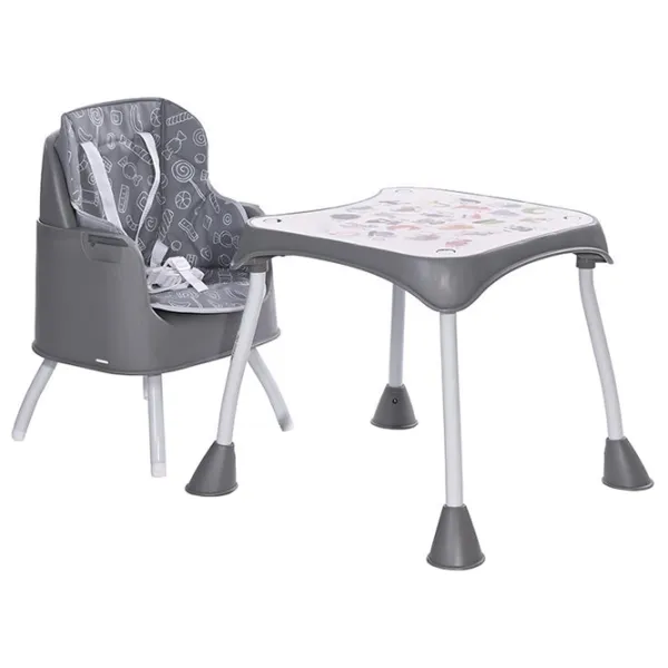 Scaun de masă Lorelli Trick (10100492137) Transformer/ 6 luni / Gray  photo 3 Scaun de masă Lorelli Trick (10100492137) Transformer/ 6 luni / Gray  photo 3