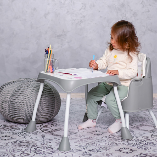 Scaun de masă Lorelli Trick (10100492137) Transformer/ 6 luni / Gray  photo 7 Scaun de masă Lorelli Trick (10100492137) Transformer/ 6 luni / Gray  photo 7