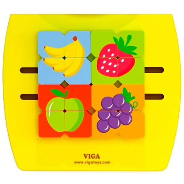Настольная игра VIGA Mosaic Fruits 1.5+/ Развитие photo 2 Настольная игра VIGA Mosaic Fruits 1.5+/ Развитие photo 2
