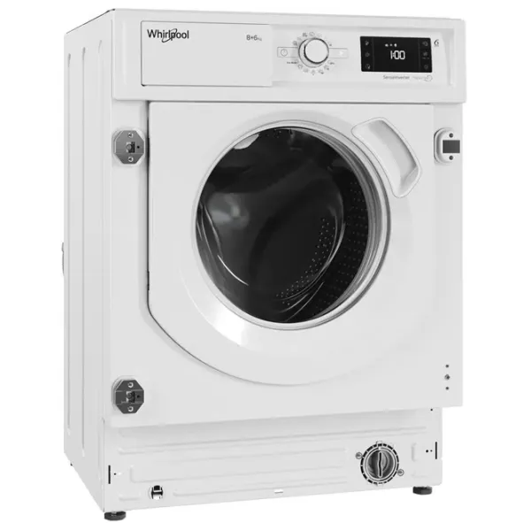 Mașină de spălat cu uscător Whirlpool BI WDWG 861484 EU 8 kg / 1400 rpm / White photo 2