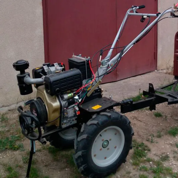 Motocultor Technoworker 135 DE 186FE (fara freza) 4 timpi/ Motorină photo 5