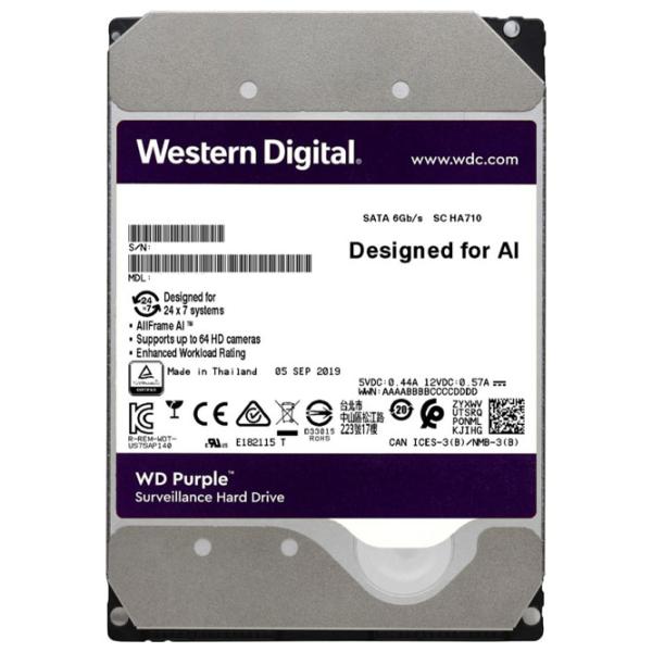 HDD Western Digital Purple Surveillance 4 ТБ WD42PURZ/ Пурпурный photo 2