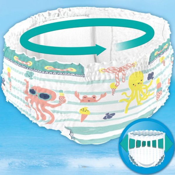 Scutece pentru copii Pampers Inot Midi 3 6 - 11 kg / 12 buc photo 2