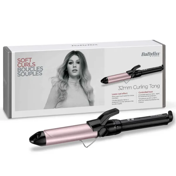 Плойка Babyliss C332E Цилиндрическая/ Розовый Черный photo 4