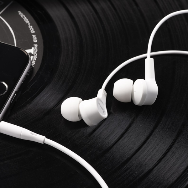 Наушники Hoco M50 Белый Проводная/ Персональный photo 4 Наушники Hoco M50 Белый Проводная/ Персональный photo 4