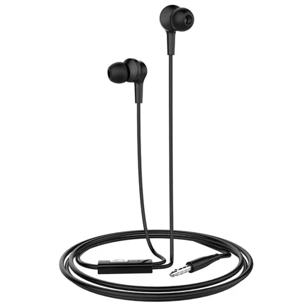 Căști Hoco M50 Black Cu fir/ Personal photo 2 Căști Hoco M50 Black Cu fir/ Personal photo 2