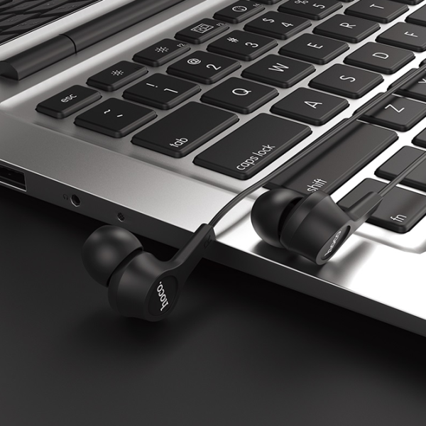 Căști Hoco M50 Black Cu fir/ Personal photo 6 Căști Hoco M50 Black Cu fir/ Personal photo 6