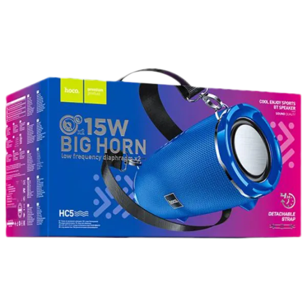 Boxă portabilă Hoco HC5 15 W/ Blue photo 3