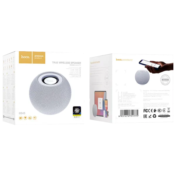 Boxă portabilă Hoco BS45 5 W/ Gray photo 3 Boxă portabilă Hoco BS45 5 W/ Gray photo 3