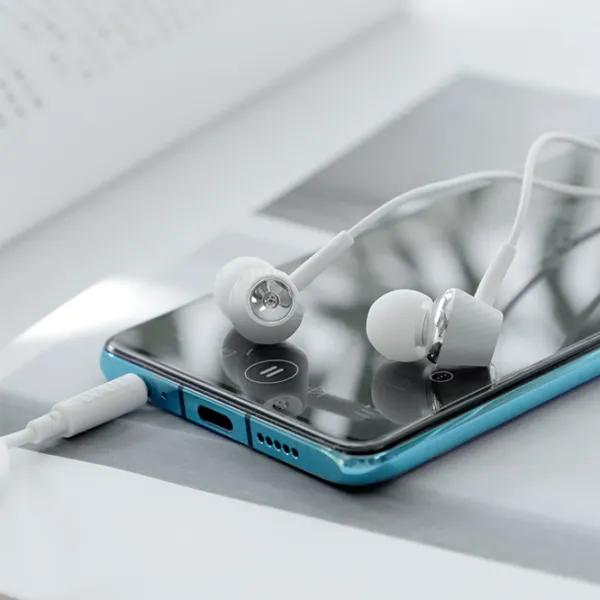 Căști Hoco M70 White Cu fir/ Personal photo 5