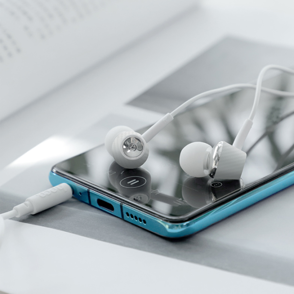 Căști Hoco M70 White Cu fir/ Personal photo 5