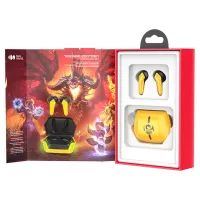 Căști Hoco S21 Magic Shadow Black Yellow Fără fir/ Gaming photo 5