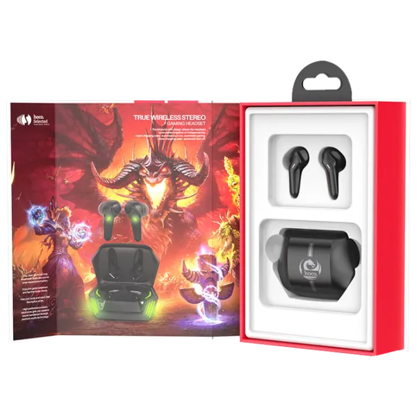 Наушники Hoco S21 Magic Shadow Черный Беспроводные/ Игровой photo 6 Наушники Hoco S21 Magic Shadow Черный Беспроводные/ Игровой photo 6