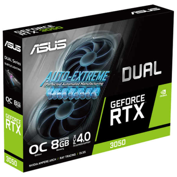 Placă video Asus GeForce RTX 3050 Dual OC PCI Express x16 4.0 / 8 GB photo 7