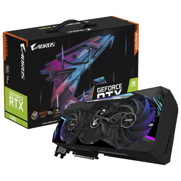 Видеокарта Gigabyte GeForce RTX 3080 Aorus Master PCI Express x16 4.0 / 12 ГБ photo 8