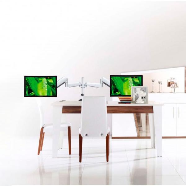 Кронштейн для монитора Reflecta FLEXO DeskPro 27-1010D VESA 100 x 100 мм/ Серебряный photo 4