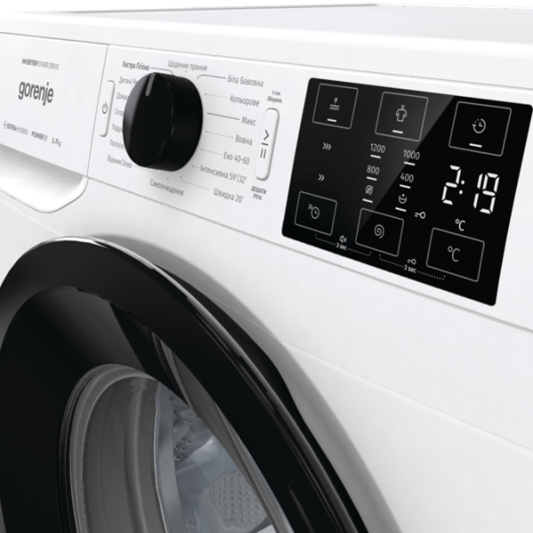 Стиральная машина Gorenje WNEI 72 SB/UA 7 кг / 1200 об/мин / Белый photo 13 Стиральная машина Gorenje WNEI 72 SB/UA 7 кг / 1200 об/мин / Белый photo 13