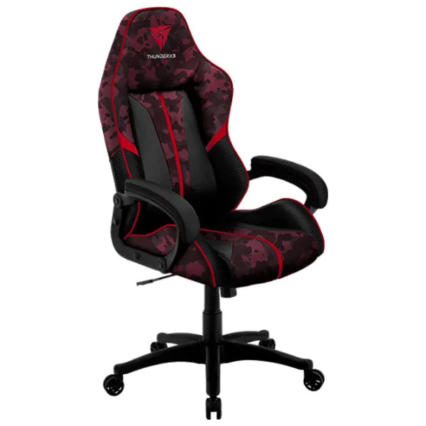 Scaun Gaming ThunderX3 BC1 Red Camouflage photo 3