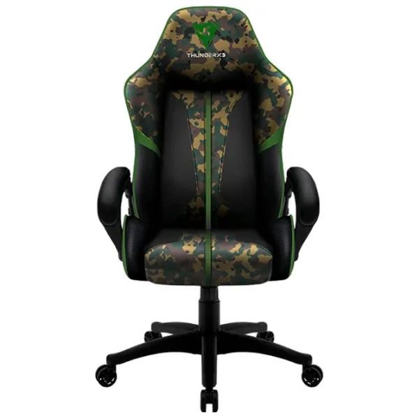 Scaun Gaming ThunderX3 BC1 Green Camouflage photo 2