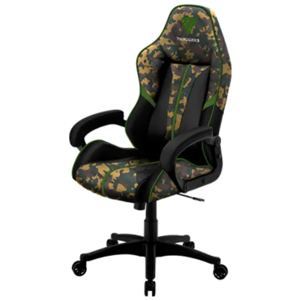 Scaun Gaming ThunderX3 BC1 Green Camouflage photo 3