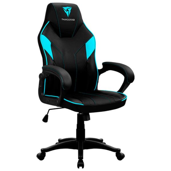 Scaun Gaming ThunderX3 EC1 Blue Black photo 3