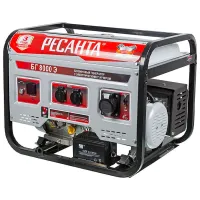 Generator de curent Resanta БГ 8000 Э 220 V Benzină/ 6.5 kW photo 2