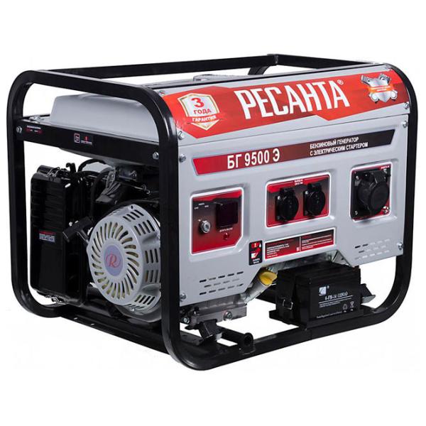 Генератор Resanta BG9500 220 В Бензин/ 7.5 кВт photo 2